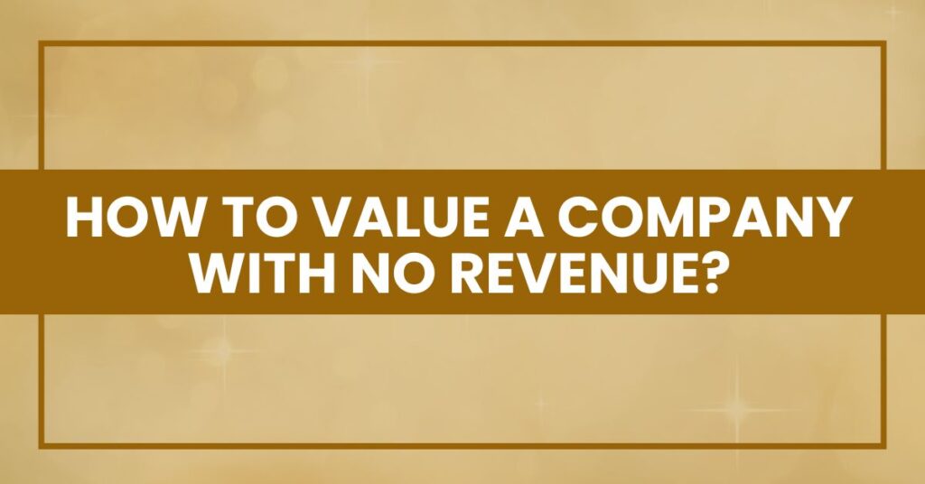 How to Value a Company With No Revenue?